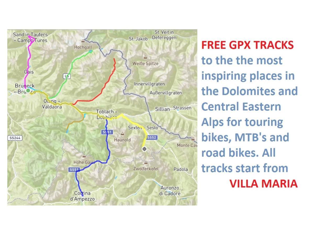 Bed&Bike Bruneck - Brunico Hotel Bagian luar foto
